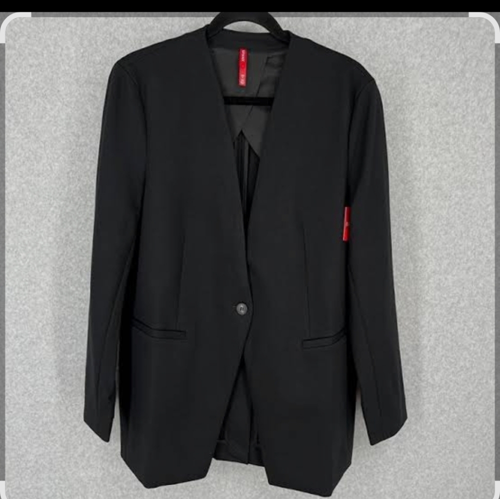 SPANX Perfect Collarless Black Blazer XL New Without Tags